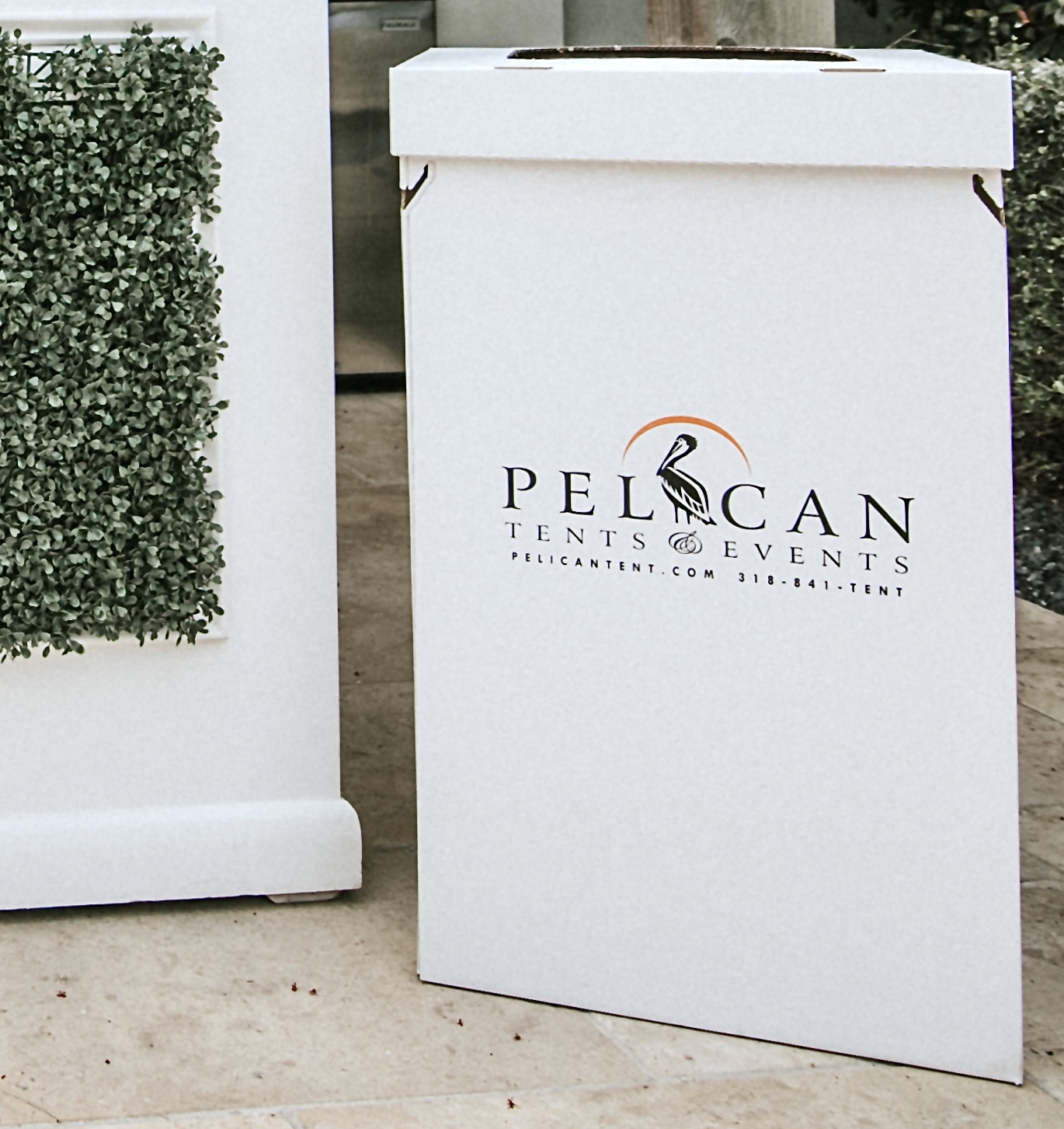 Disposable Trash Can - Pelican Tents & Events