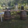 Whiskey Barrel Table Top - Pelican Tents & Events